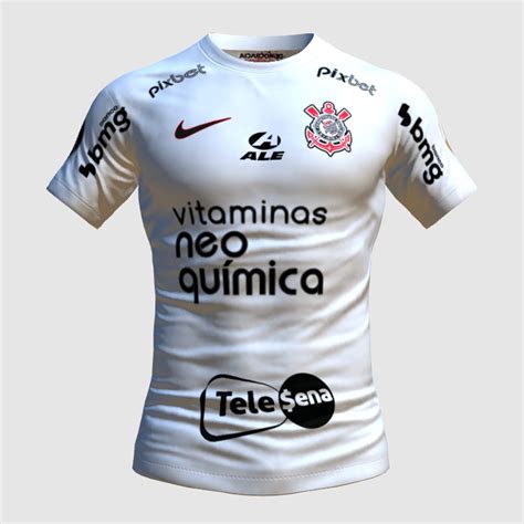 Corinthians Home Kit 2023 FIFA 23 Kit Creator Showcase