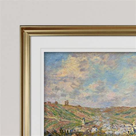 Vault W Artwork Late Afternoon In Vetheuil On Canvas By Claude Monet