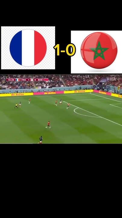 France Vs Morocco 2022 World Cup Semi Final 🇫🇷🇲🇦 Football Worldcup