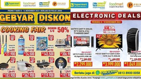 Baru Promo Hypermart Hari Ini Selasa November Ada Gebyar Diskon