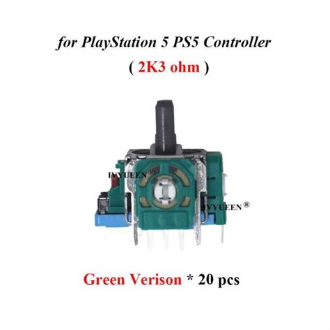 P5 20 pièces Vert IVYUEEN Capteur de pouce analogique 3D potentiomètre