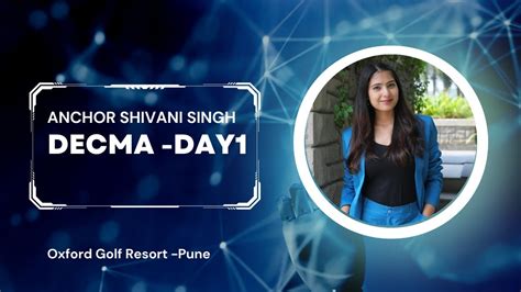 Anchor Shivani Singh Hosted For One Of The Biggest Trading Events Decma