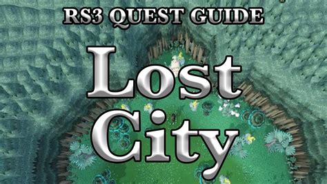 Rs3 Lost City Quest Guide Runescape Youtube