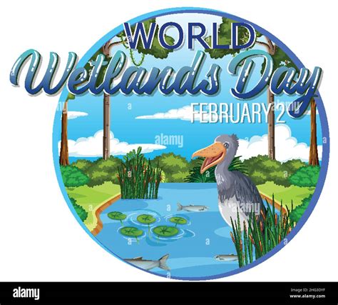 World Wetlands Day logo design illustration Stock Vector Image & Art ...