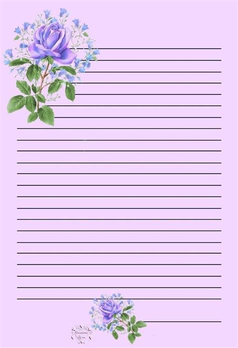 En Tete Et Papier A Lettre Divers Page 5 Writing Paper Printable