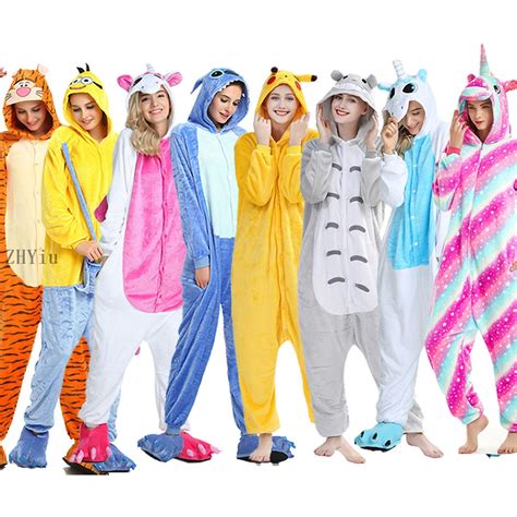 Unisex Unic Rnio Ponto Panda Pikachu Totoro Kigurumi Tigre Dos Desenhos