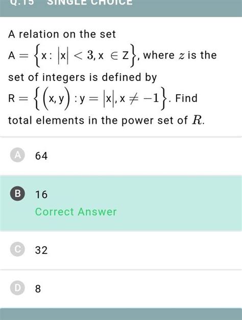 A Relation On The Seta {x ∣x∣