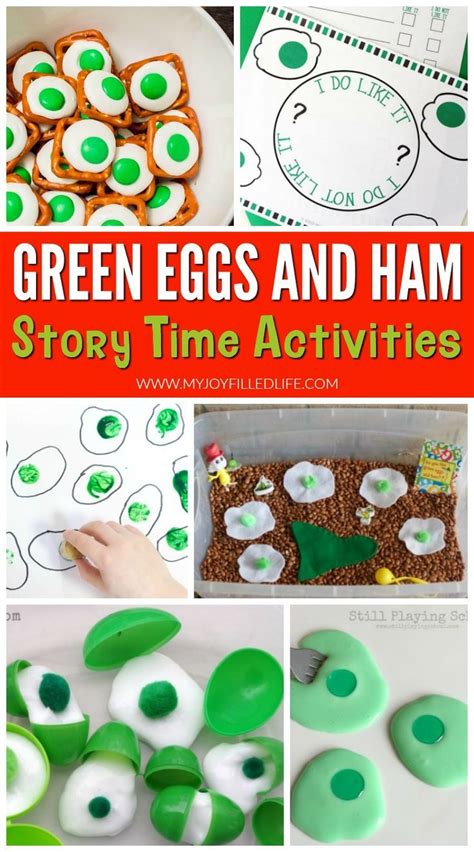 Green Eggs And Ham Story Time Activities Green Eggs And Ham Dr