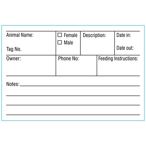 Scc 46 1 Animal Care Cage Cards