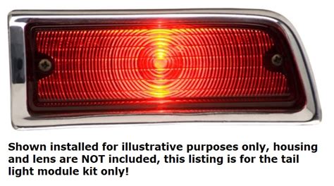 Dakota Digital Chevy Chevelle Led Replacement Tail Lights Lat Nr