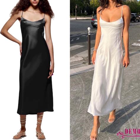 Viral Zara Satin Maxi Dress Women S Fashion Dresses Sets Dresses