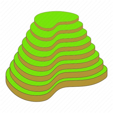 Agriculture Farm Rice Terrace Icon Download On Iconfinder