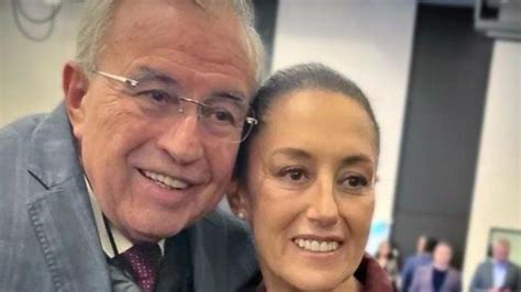 Rocha Moya Acompa A A Claudia Sheinbaum A Su Registro Como Candidata A