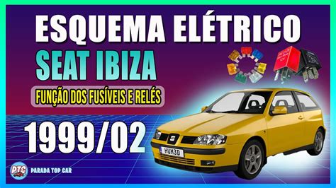 ESQUEMA ELÉTRICO FUSÍVEIS E RELÉS SEAT IBIZA 1999 2002 YouTube