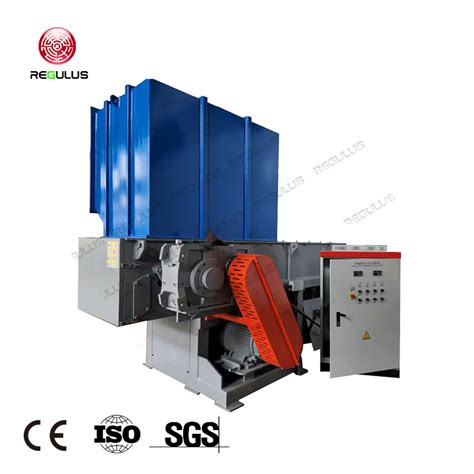 Long Service Life Single Shaft Shredder Machine For Plastic Rubber