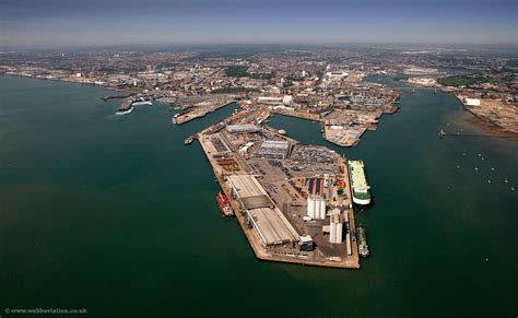 Southampton Docks Hampshire England Uk Aerial Photograph Aerial