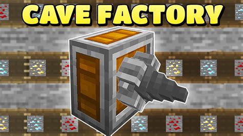 THE BEST AUTOMATIC ORE GENERATION Cave Factory EP4 Modded Minecraft