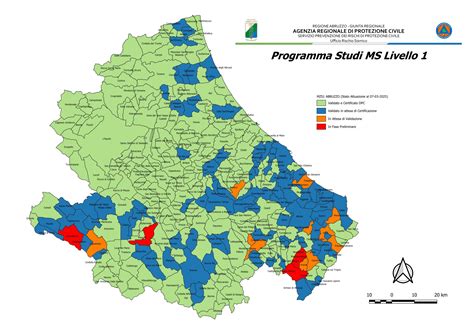 [ Microzonazione sismica livello 1 [MS 1] in Abruzzo: carte MOPS