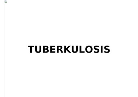 Pdf Epid Tuberkulosis Dokumen Tips