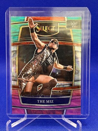 2022 Panini Select WWE Concourse Tri Color Prizm 10 The Miz For Sale