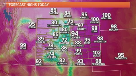 Denver, Colorado, Front Range weather forecast | 9news.com