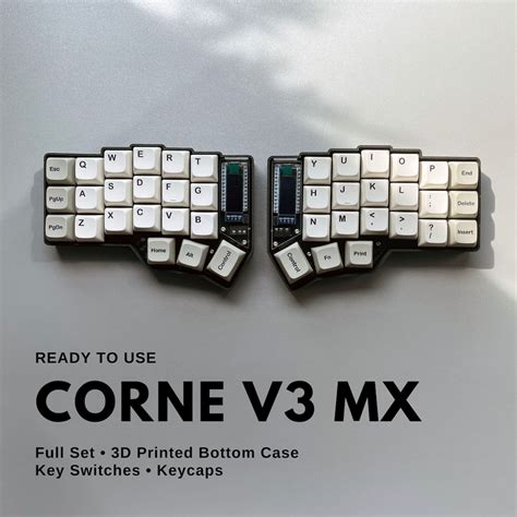 Ready To Use Crkbd Corne Keyboard V301 Split Keyboard With Pre