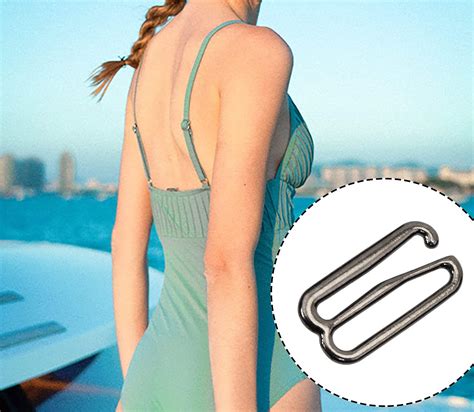 Tupalizy Ganchos de metal para brasier para coser bikini halter tops traje de baño lencería