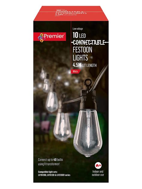 Premier 10 Connectable Festoon Party Lights Sale Heat At