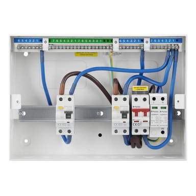 Scolmore Click Elucian 8 Way Dual 80A Type A RCD High Integrity Metal