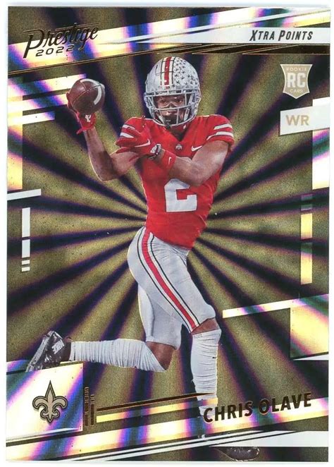 Nfl Panini Prestige Single Card Sunburst Chris Olave Rookie