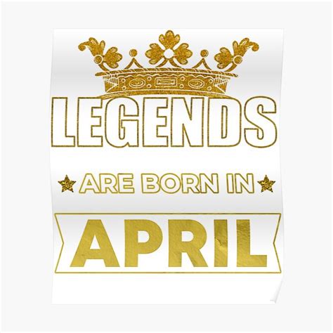 "April Birthday Quotes" Poster for Sale by WilliamEdwards9 | Redbubble