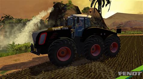 Fendt Trisix Black V1 0 • Farming Simulator 19 17 22 Mods Fs19 17