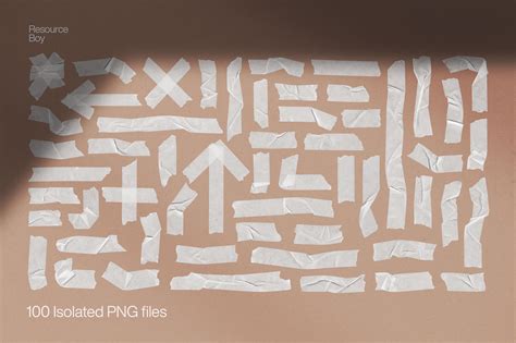 100 Free Masking Tape PNG Textures | Resource Boy