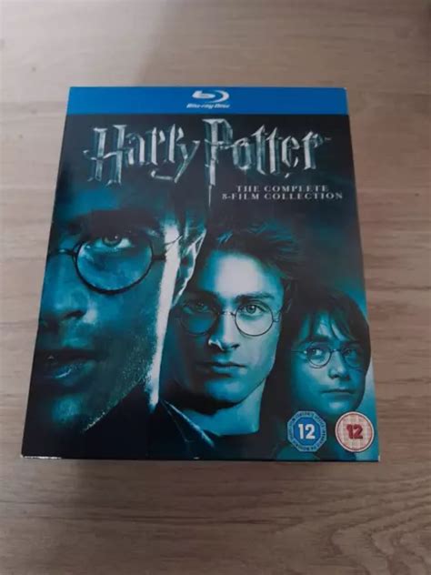 HARRY POTTER Complete 8 Film Collection Blu Ray Box Set Very Good