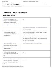 Comptia Linux Chapter Flashcards Quizlet Pdf