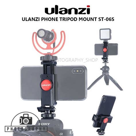 ULANZI PHONE TRIPOD MOUNT ST S ตวจบยดมอถอ ตดกบขาตงทวไปได หรอเสยบกบชอง Hot Shoe