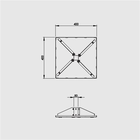 Stand For U Profile Mounting Systems Pekom