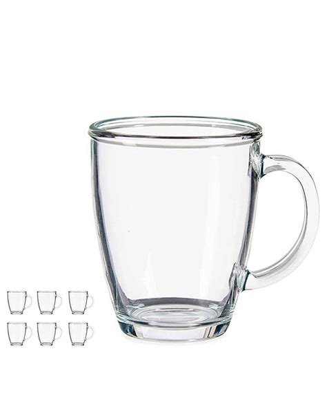 Juego Tazas Desayuno Cristal Ml A Precio Barato