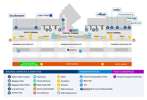 Airport Maps Oma Omaha Eppley Airfield