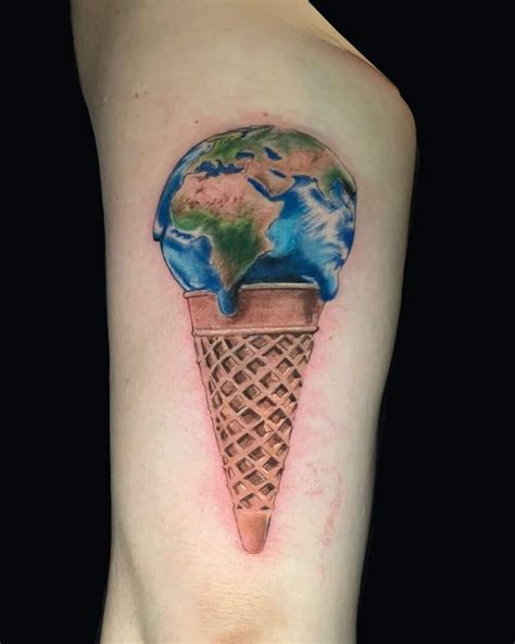 23 Earth Tattoo Ideas For The Lovers Of Our Only Home