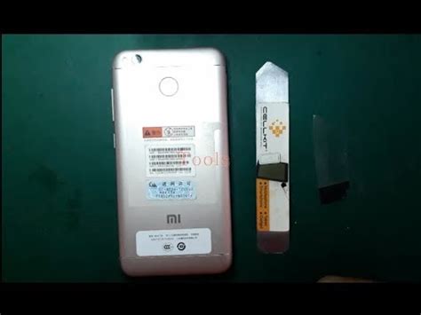 How To Disassembly Xiaomi Redmi 4X Cara Membongkar Redmi 4X YouTube