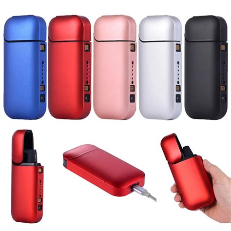 Модный черный цветной чехол для ПК полный защитный чехол для IQOS 2,4 ...