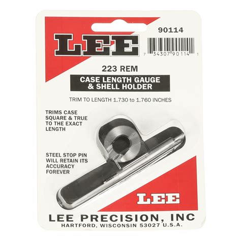 Murdochs Lee Precision 223 Rem Case Length Gauge And Shell Holder