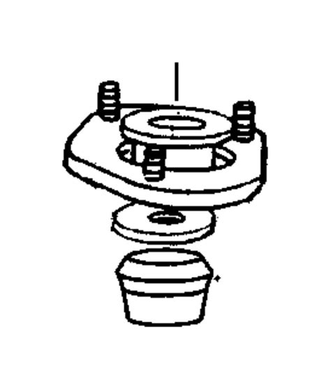 Dodge Intrepid Isolator Spring Used For Upper And Lower 04695385 Mopar Parts Overstock