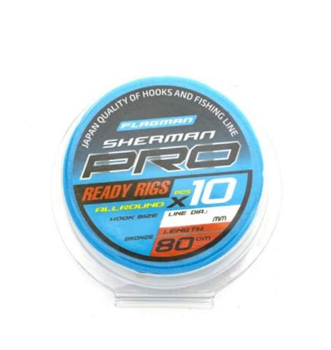 Оснастка для рыбалки Поводок Flagman Sherman Pro Bream Ready Rigs 80см