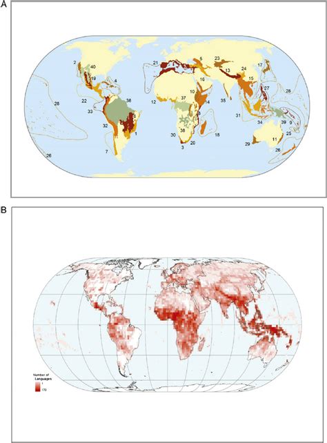 A Biodiversity Hotspots Regions 1 35 And High Biodiversity Download Scientific Diagram