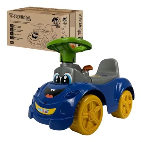 Totoka Passeio Carrinho Andador Crian A Infantil Menino Bebe Frete Gr Tis