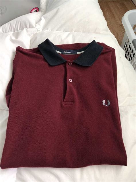 Fred Perry Fred Perry Polo Burgundy Red Gem