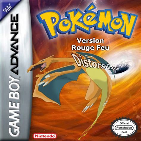 Pok Mon Version Rouge Feu Distorsion Rom Nintendo Gba