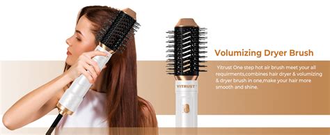 In Blow Dryer Brush Curling Wand Hair Air Styling Tools Set Ionic With Massage Hot Air